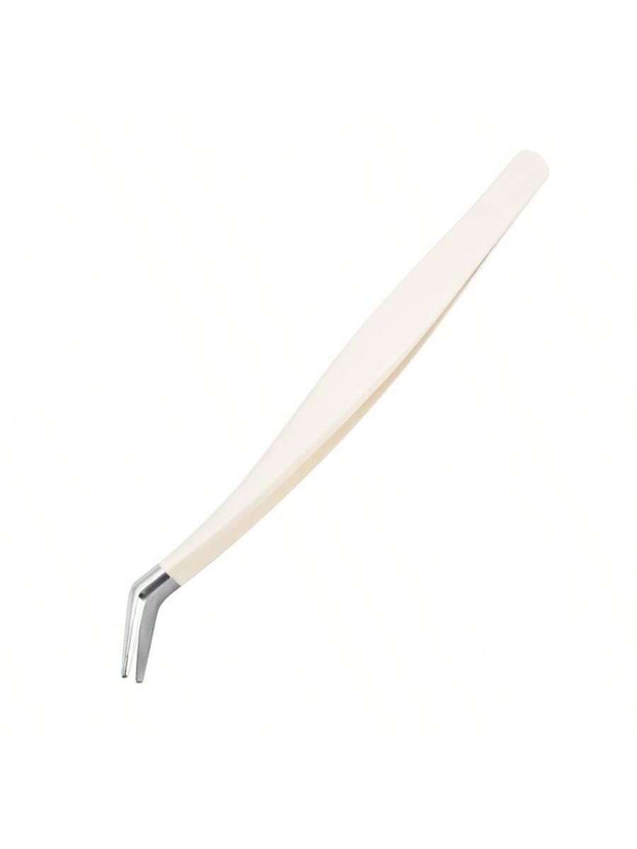 Stainless steel high-precision grafting false eyelash tweezers set for eyelash stylists, beauty tools, gold feather clip eyelash