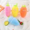 Light Up Carrot Squeeze Toy Soft TPR Fidget with Fluffy Texture & Flashing Light Portable Stress Relief Ball for Kids Adults