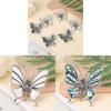 Animal Embossed Shell Butterfly Brooch Pendant With Multi Function Decor For Unisex Wear
