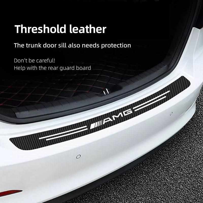 5Pcs Car Door Sticker Threshold Anti Scratch Decals Accessories For Mercedes Benz AMG W204 W205 W203 W211 W212 W213 W201 W210 NL7
