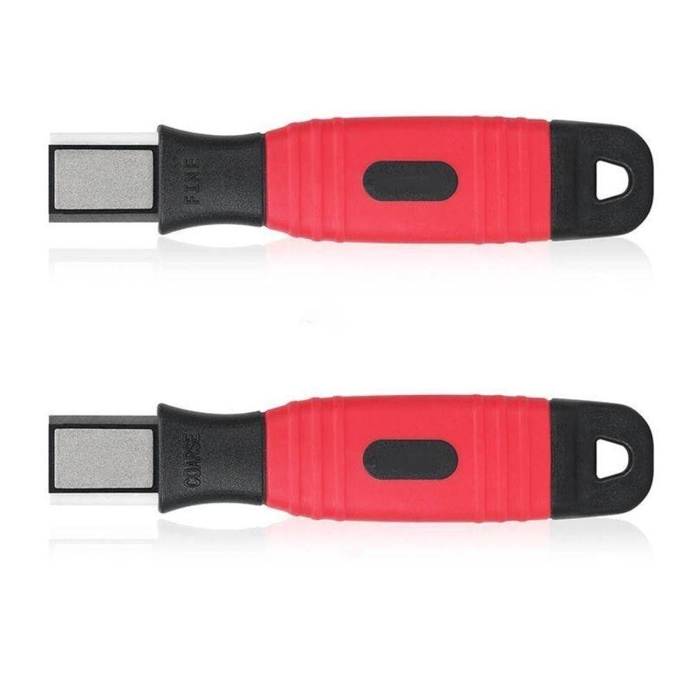 Metal Pocket Sharpener Non-slip Garden Tool Sharpener Portable Sharpening Stone  Hand Tools