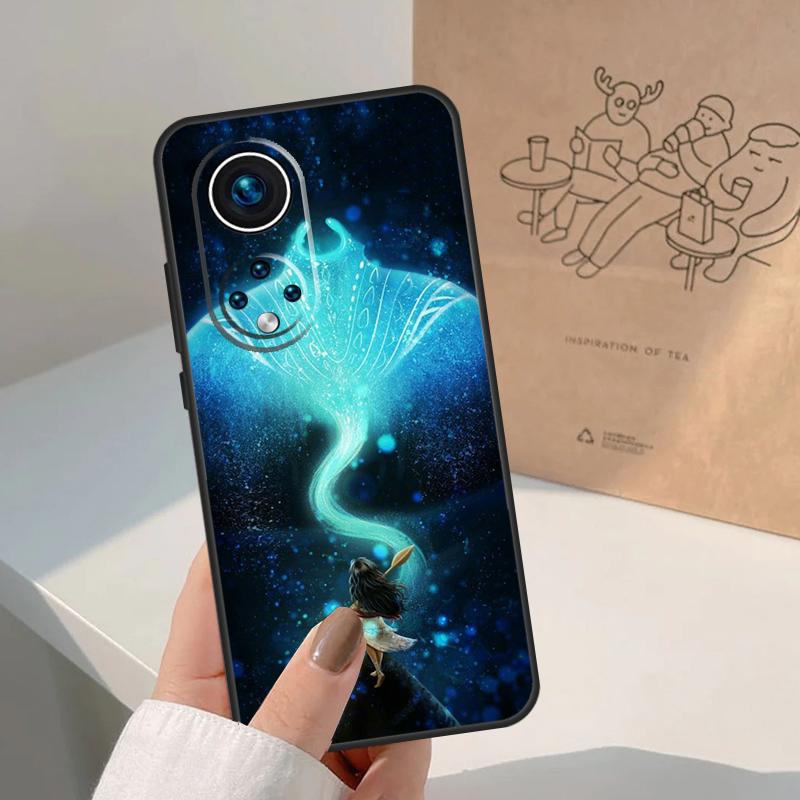 Animal Manta Ray For Honor Magic 8 7 6 5 Pro Case For Honor X9d X9c X9b X9a X8c X8b Win 200 400 50 70 90 Lite