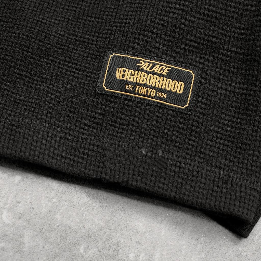 Trendy Brand NBHD Henley Waffle Knit Loose Cotton Hoodie - Autumn/Winter Edition