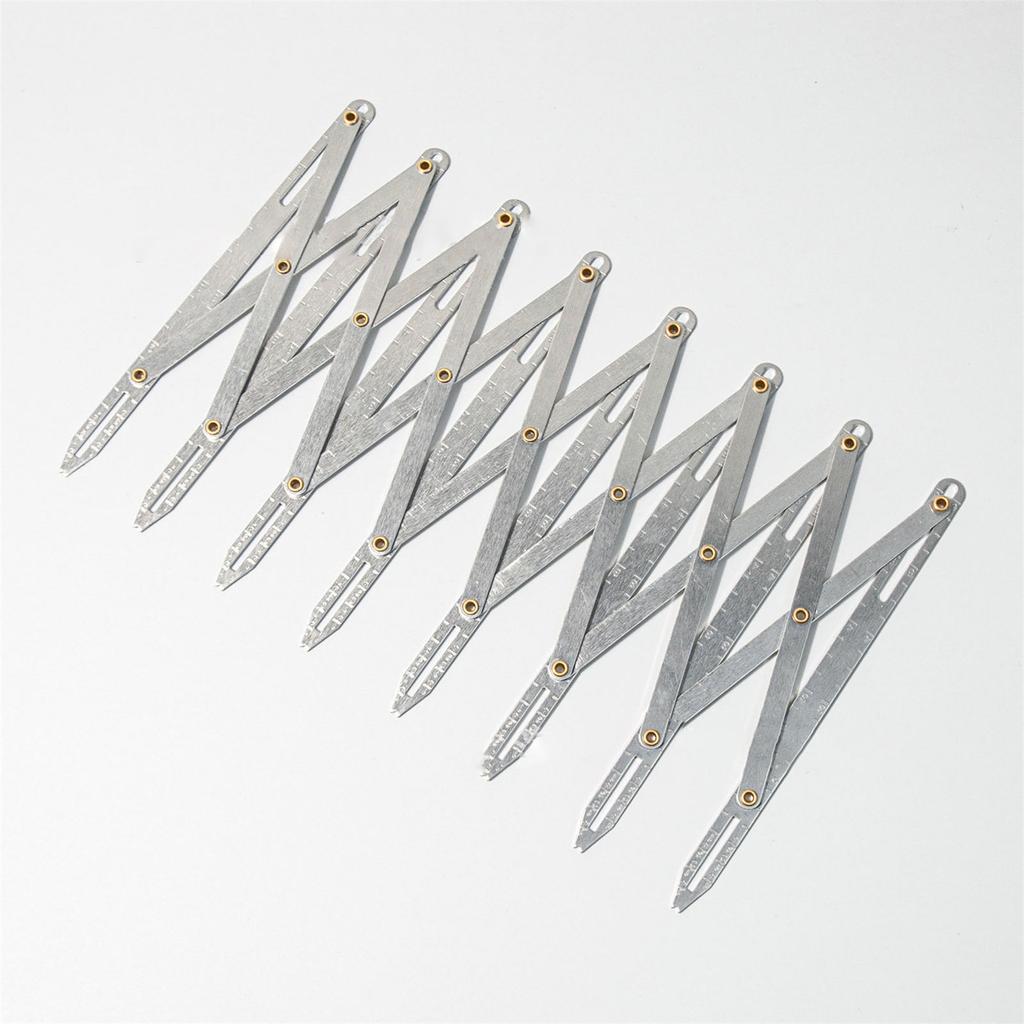 Expanding Sewing Gauge Button Guide Equal Space Divider Expandable Sewing Tool Button Gauge for Buttons Pleats Crafts