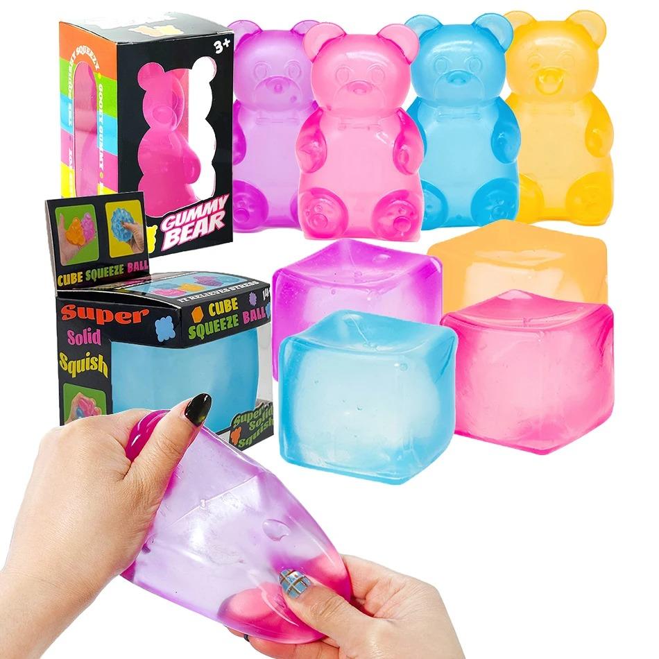**Schylling Needoh Nice Cube Sensory Fidget Cube Stress Relief Anxiety Sensory Tool for Focus ADHD & Office Desk Calming Gadget