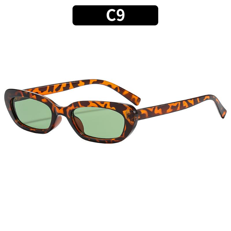 

Non-polarized Trendy FULL Frame Cat Eye Sunglasses Retro Women s Squar Hip Hop Style Sun Glasses