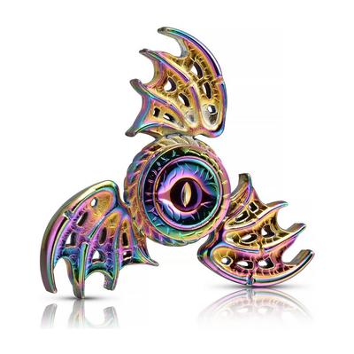 Dragon Wings Eyes Fidget Spinner Giocattolo Realizzato in Metallo, Tri Hand Spinner Giocattolo con Messa a Fuoco ad Alta velocità a Basso Rumore con Cuscinetto Autolubrificante in Acciaio, Phoenix
