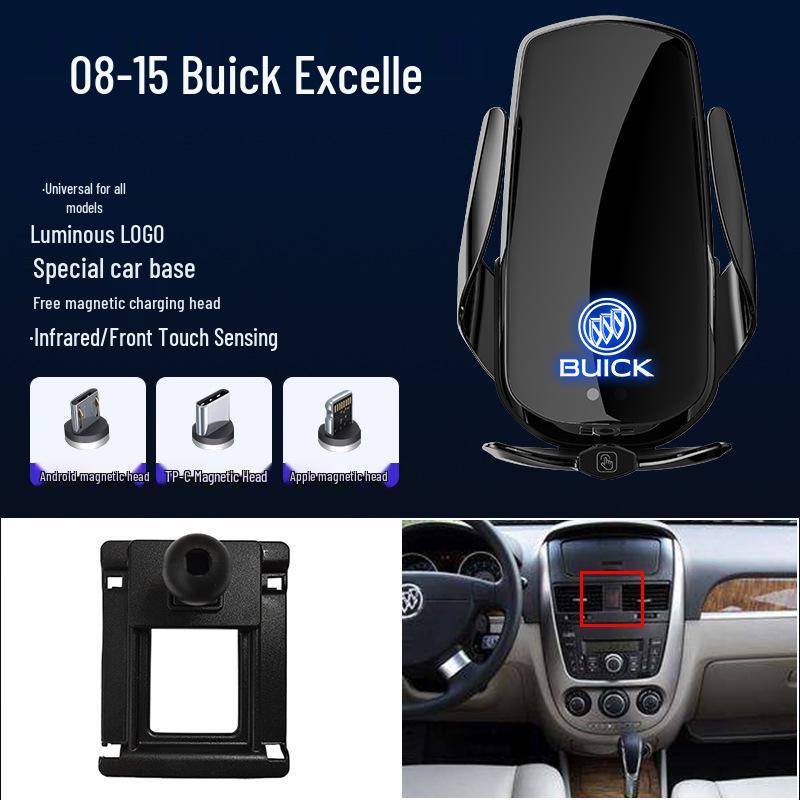 Magnetyczny Bezprzewodowy Szybki Ładowarka Uchwyt na Telefon Samochodowy do Buick GL8/Excelle/Regal/Verano/Envision
