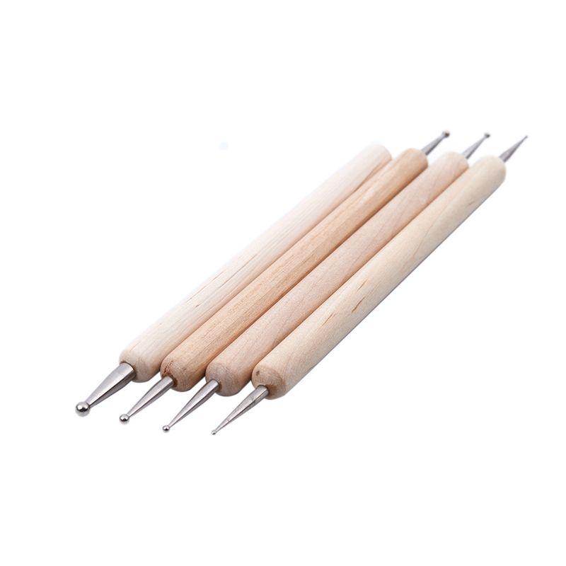 A60Z16 Piece Ball Stylus Dotting Tools For Clay Pottery Ceramics Modeling Paper Flowersmay
