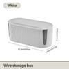 Nordic Plug Board Storage Box Cable Wire Socket Wireless WiFi Router Bracelet Desktop Line Plug Holder Shelf Organizer Case