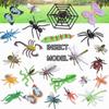 12/17/22Pcs Simulation Insect Toy Insect Model Mini Insect Spider Ladybug Scorpion Butterfly Jewelry Festival Gift Party Gift