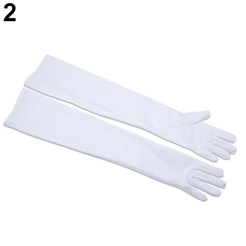 1 Paar modische lange Handschuhe für Damen, Oper, Hochzeit, Braut, Abend, Party