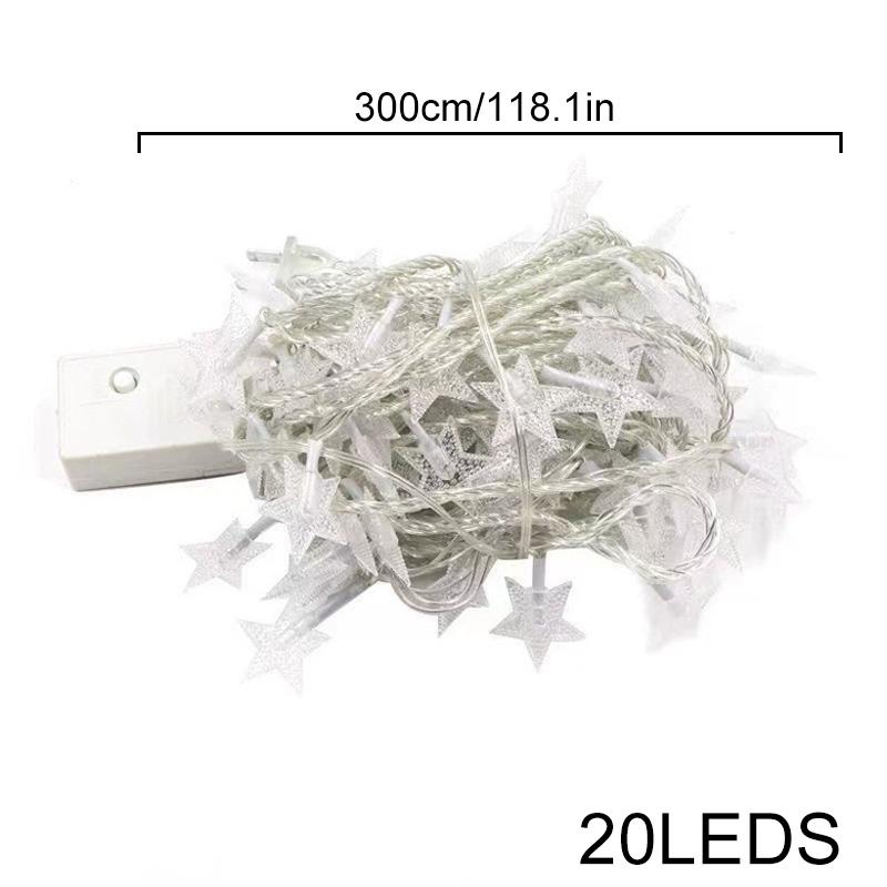 20LED Fairy Lights for Christmas Tree Ball Outdoor String Lights Waterproof Home Decoration 300cm Lamp Bubbles