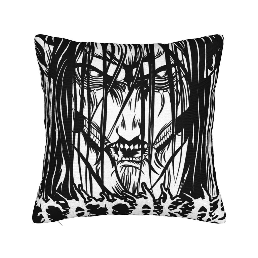 Armin Arlert Attack on Titan Kissenbezug Druckstoff Kissenbezug Dekorative Kissenhülle Sitzfläche Quadratisch 40*40cm