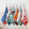 34x40cm Large Hand Towel Cartoon Quick Dry Pure Cotton Dish Cloth Decorative 4 Layer Cotton Gauze Handkerchief Towel