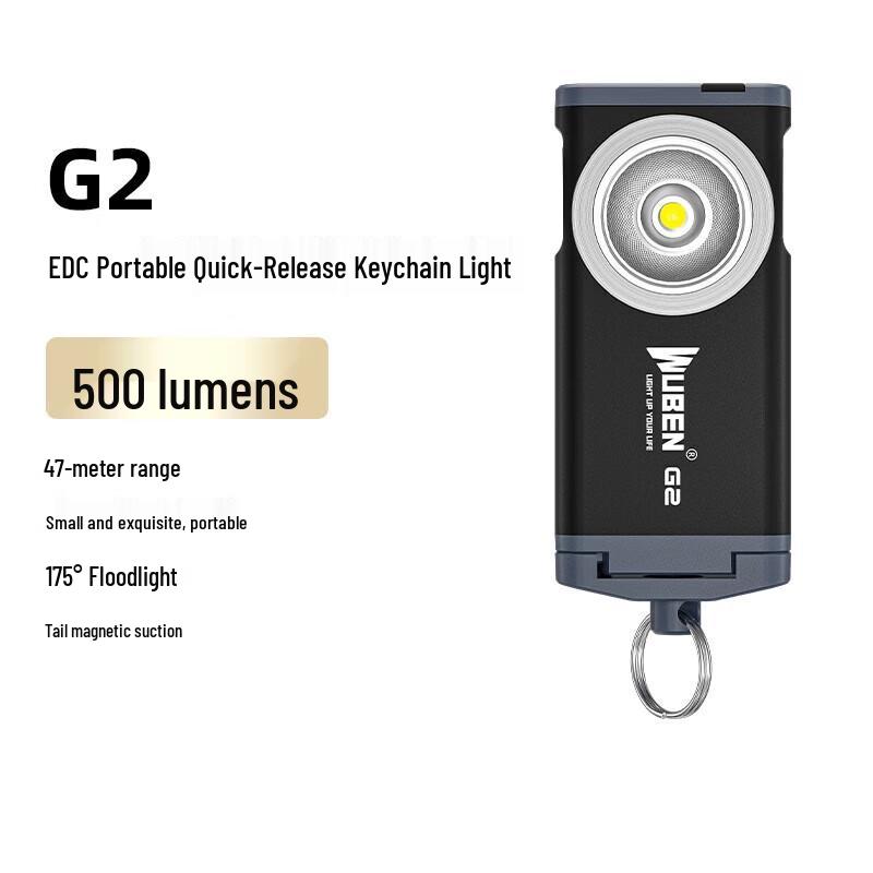 Wuben G2 Mini Rechargeable Keychain Flashlight