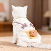 S-2XL Cat Vest Thick Warm Pet Jacket Cute Winter Puppy Clothes  for Small Medium Pet