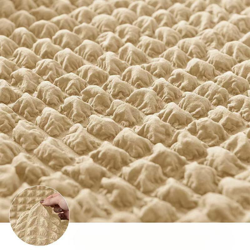 Thickened Bubble Grid Full-cover Skirt Elastic Rectangular Foot Pedal Cover for Home Hotel Footstool Cover Dustproof Cover