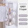 Multi-layer Bag Storage Bag Waterproof Bag Wardrobe Hanging Leather Bag Finishing Bag Female Bag Storage Bag Wardrobe Handbag Purse Hanging Bag