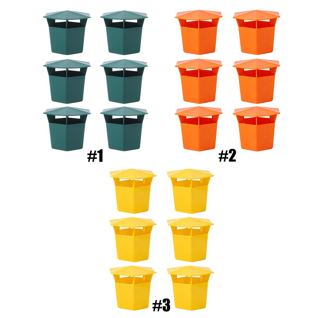 6Pcs Snail & Slug Trap Catcher Multi-Purpose Pest Bait Station Tool Reusable Garden Farm Protector Slug Repellent Accessories