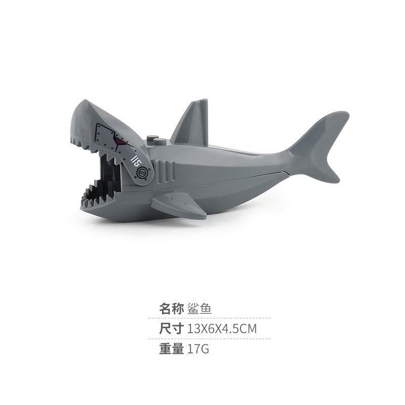Children'S Educational Science And Education Animal Building Block Toy Shark Gorilla Animal Ornament Model Cognition