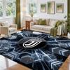 Juventus FC Design Crystal Velvet Rug Soft Decorative Mat for Bedroom Entrance