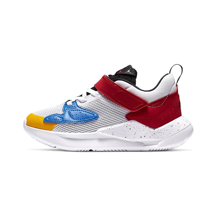 Jordan Air Cadence Low top Kids Lifestyle Shoes Red Yellow Blue Children Aged 3 7 Years Old CQ9234-101 28