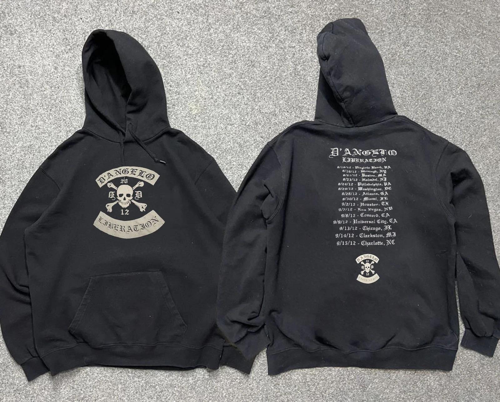 New D angelo Skull Liberation Tour Concert Gift For Fans S-5XL L