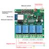 Tuya Smart Relay Switch Module 2.4GHz Wifi Motor DC7-32V RF 433MHZ Remote Control 4 Channels Inching Relay for Alexa Google Home