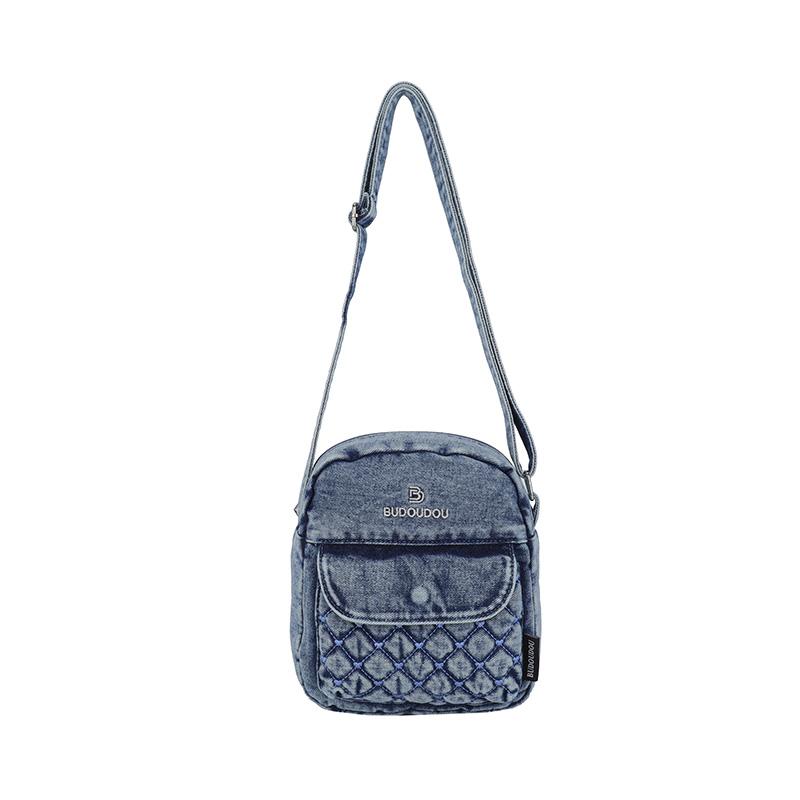 Denim Bag Women's Shoulder Bag Student Commuter Crossbody Bag