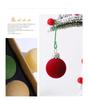30pcs 3cm Flocked Christmas Ball Ornaments Set - New Arrival in Various Colors for Scene Decoration