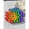 High Quality Rainbow Music Sounding Trees Wooden Petals Assembly and  Marble Run Balls Tracking Kids Educational Toys