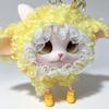 Cute Fluffy Lamb Plush Keychain Vinyl Doll Sheep Stuffed Backpack Pendant For Girls And Collectors Birthday Gifts