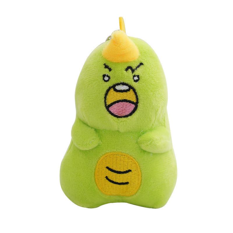 Adorable Mischievous Dinosaur Plush Doll Keychain Mini Toy Soft Short Plush
