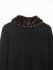 Women's Autumn Fur Collar Patchwork Knitwear – European & American Style