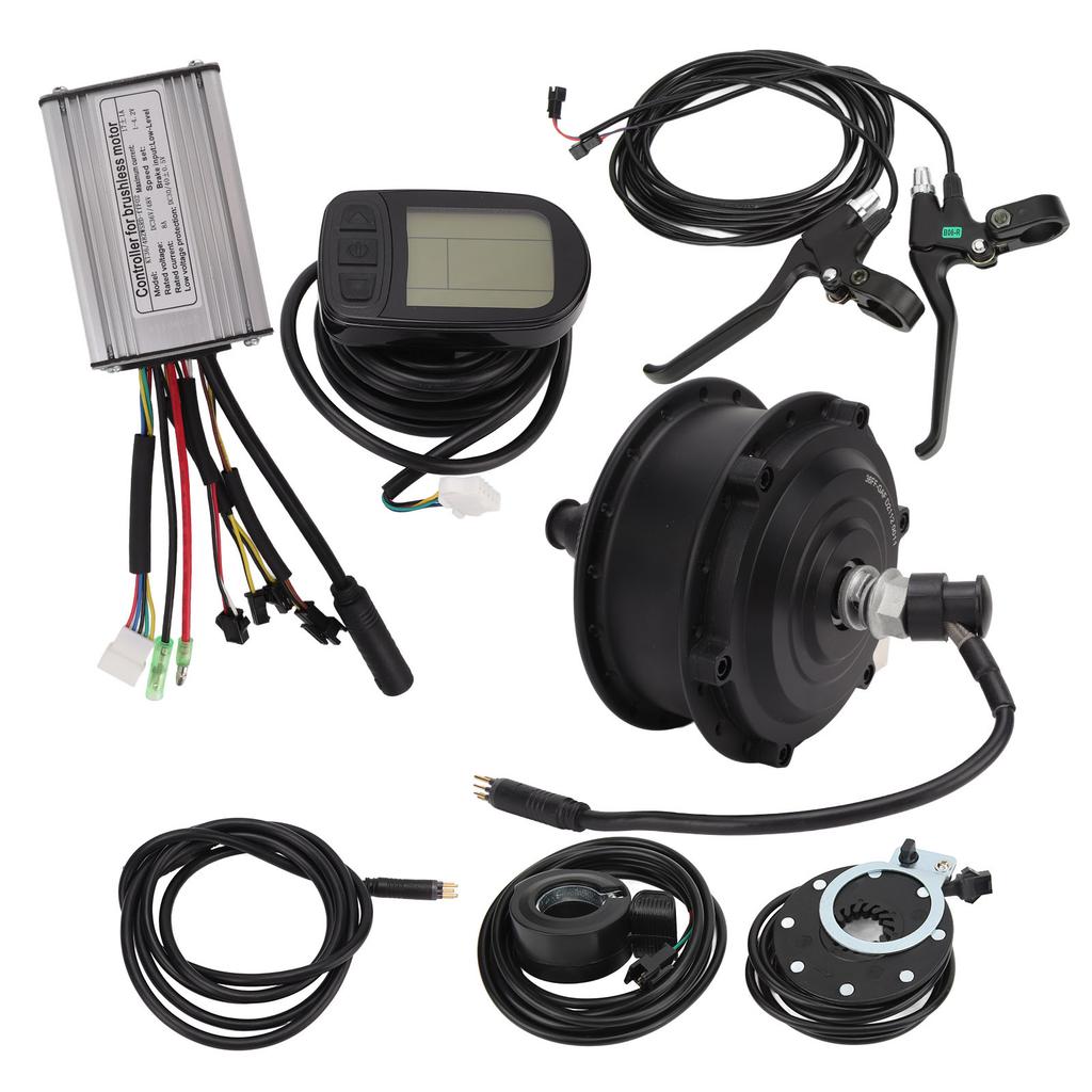 Mountain Bike Conversion Kit 36V 350W Bicycle Modified Front Drive Motor for Mountain Bike Electric BicycleFits 26inch