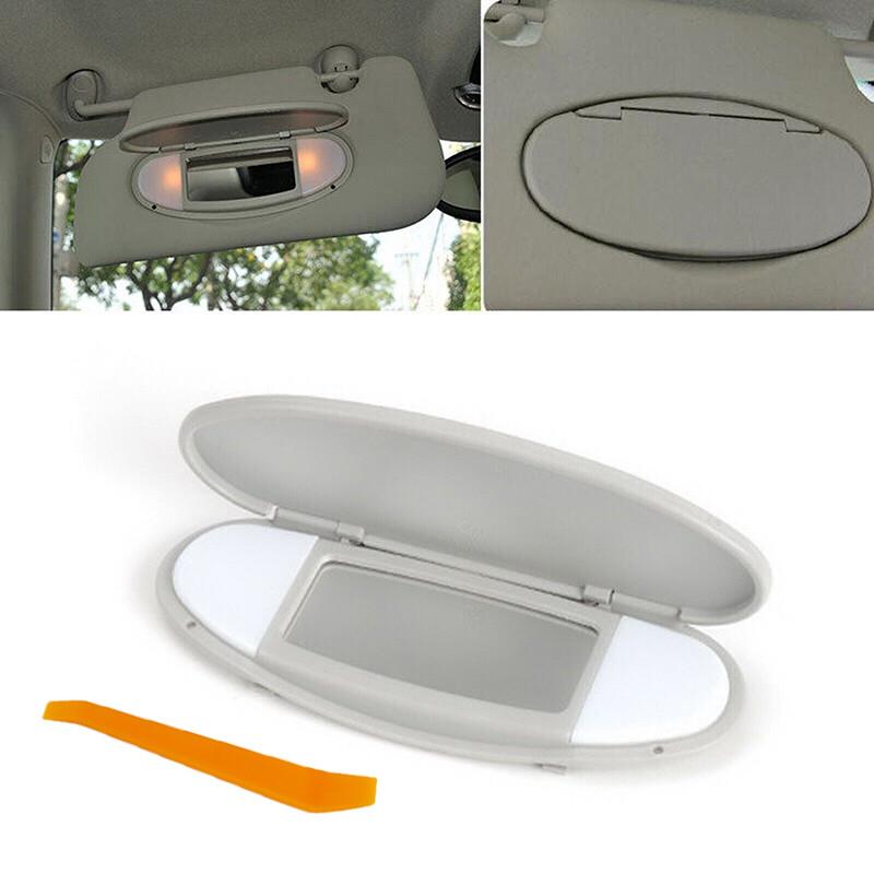 Sun Visor Vanity Mirror Cover Grey 2007-14 Fits BMW MINI Cooper R55 R56 R58 R60.