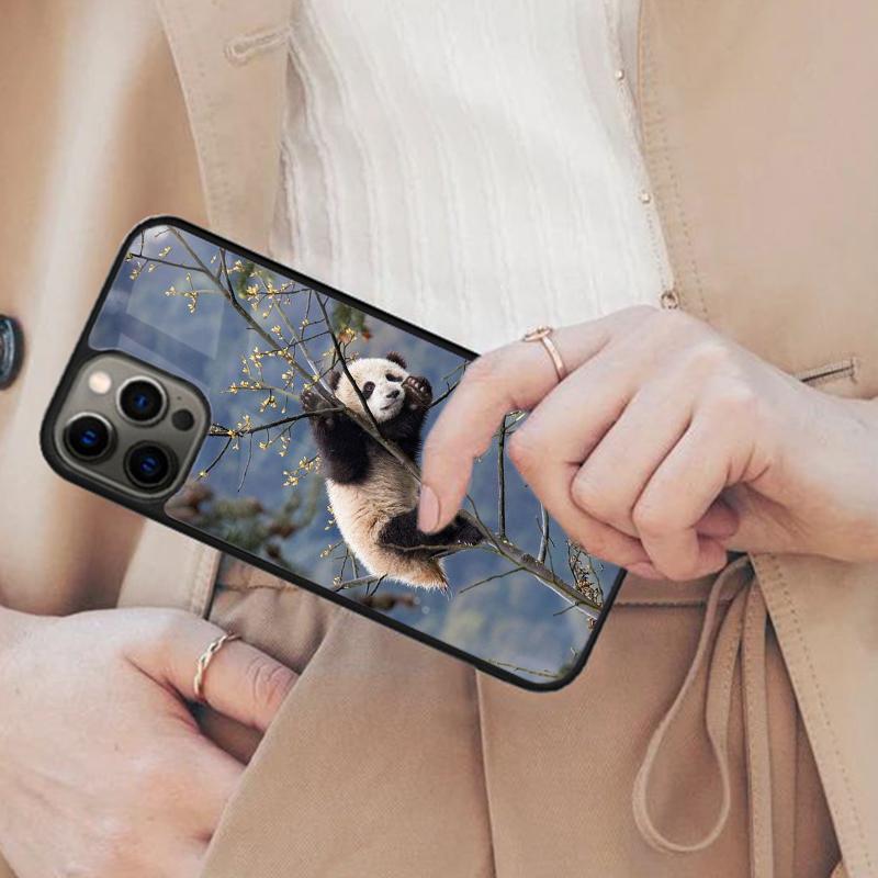 Panda Animal Cute Bear Magnetic Phone Case For APPLE iPhone 17 Air 16 14 13 12 Pro Max 15 Plus Wireless Charge MagSafe Cover