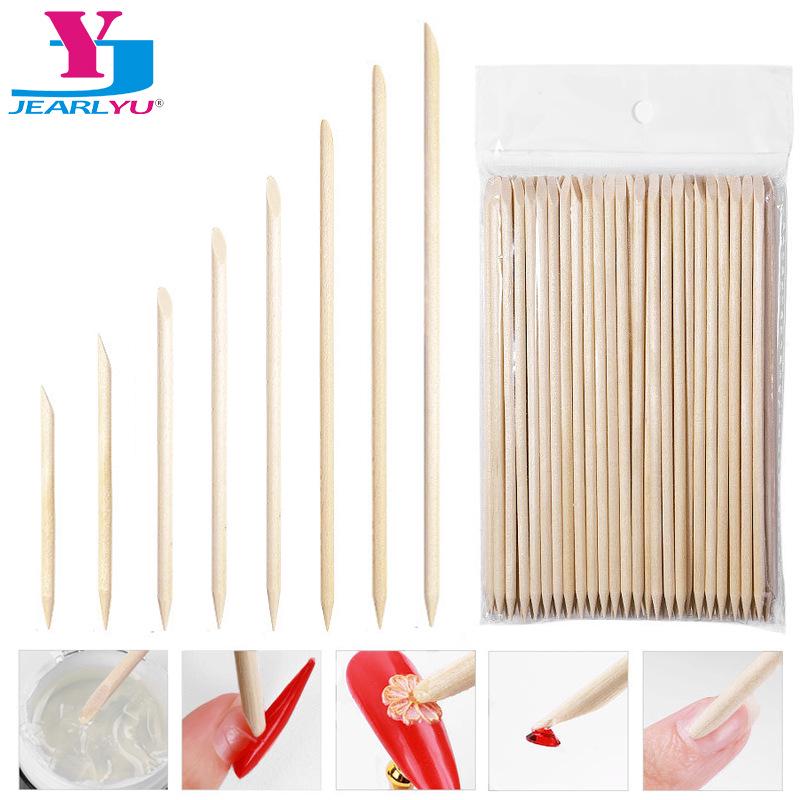 

Nail Art Natural Wood Double-Headed Sticks - 100 Pieces 63mm (100 pieces/pack)