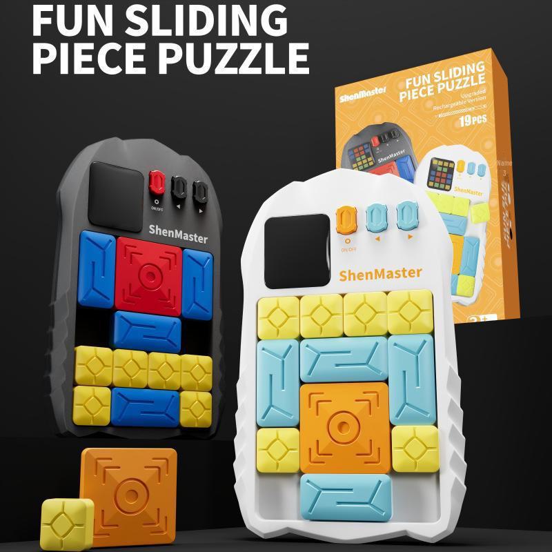 

Цифровые магнитные смарт-блоки Huarongdao: Расширенный электронный пазл-головоломка для детей