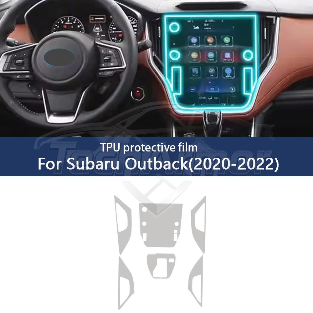 Car Interior TPU Protector Anti-scratch Film For Subaru Outback 2020-22 Auto Protective Transparent Anti-tear Stickers Accessori