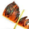 5-10Meter Natural Chicken Rooster Tail Feathers Trims Fringe Plumas Wedding Party Dress Decoration Needlework Accessories13-18cm