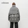 Edition Women's Shawl Collar White Goose Down Jacket EBD3EIN003