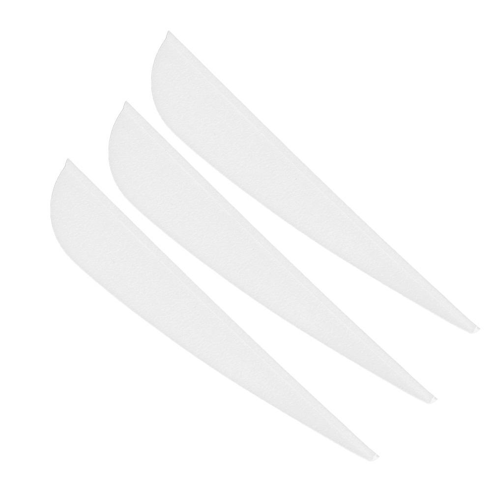 12 bucăți de 3 inci accesorii pentru săgețile pentru tir cu arcul de vânătoare(alb)