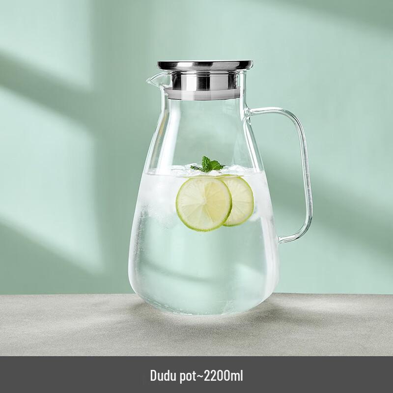 UD 2200ML Upgraded Glass Cold Water Pitcher