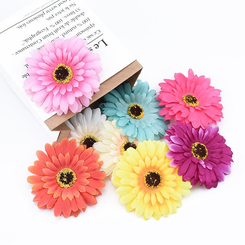 Simulatie Herfstkleur Gerbera Madeliefje Bloem Eettafel Salontafel Tuindecoratie Nep Boeket Bruiloftsdecoratie Fran Madeliefje Bloemhoofd