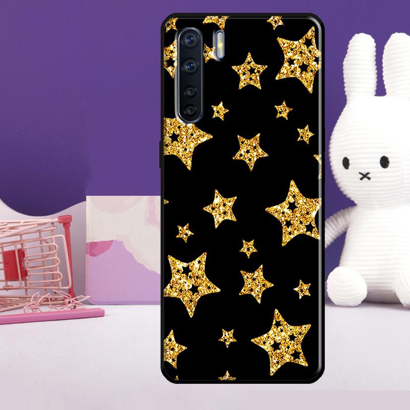Bright Stars Art Case For Oppo A54 A74 A94 A80 A60 A40 A18 A38 A58 A78 A98 A96 A76 A16 A15 A17 A57 A77 A5 Pro