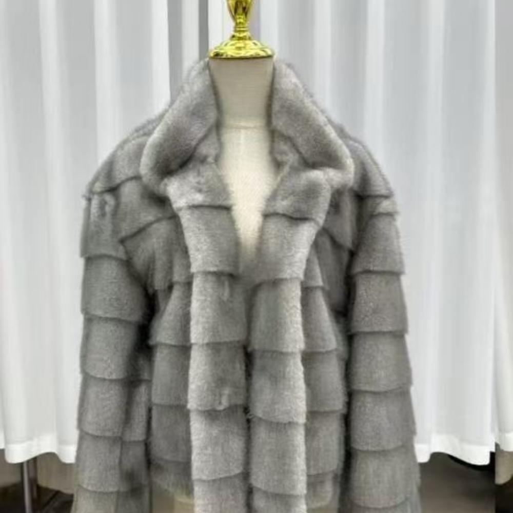 Autumn and Winter New Collection: Fashionable Women's Thick and Environmentally Friendly Fur