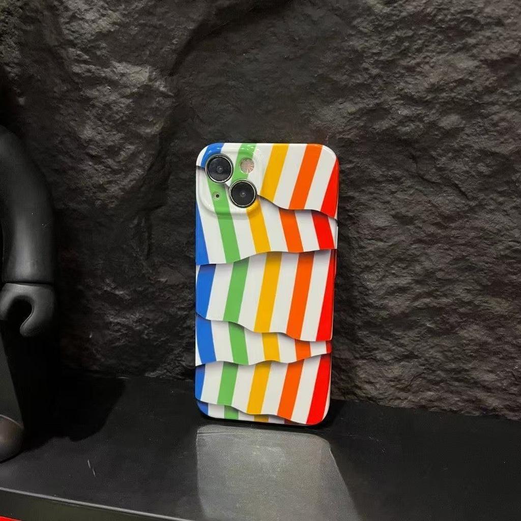 2025 Creative Pattern Mobile Phone Case for 14/13/12/15/16/Plus/Pro/Max Anti-fall Protective Cover Popular Style Lightweight Anti-Scratch