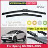 For Xpeng G6 2023 2024 2025 SUV Coupe LHD Front Wiper Blades Windscreen Window Cleaning Windshield Brushes Accessories